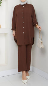 Chic Co-ord Set (Mocha)