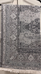 Pearl Grey Pashmina Abaya-UAE