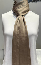 Crinkle silk scarf