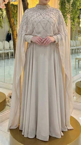 Stone Starlight Cape Dress