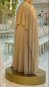 Stone Starlight Cape Dress