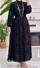 Shimmer Party Dress (Black)