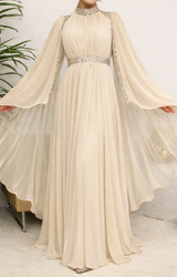 Ameera Party Dress (Beige)