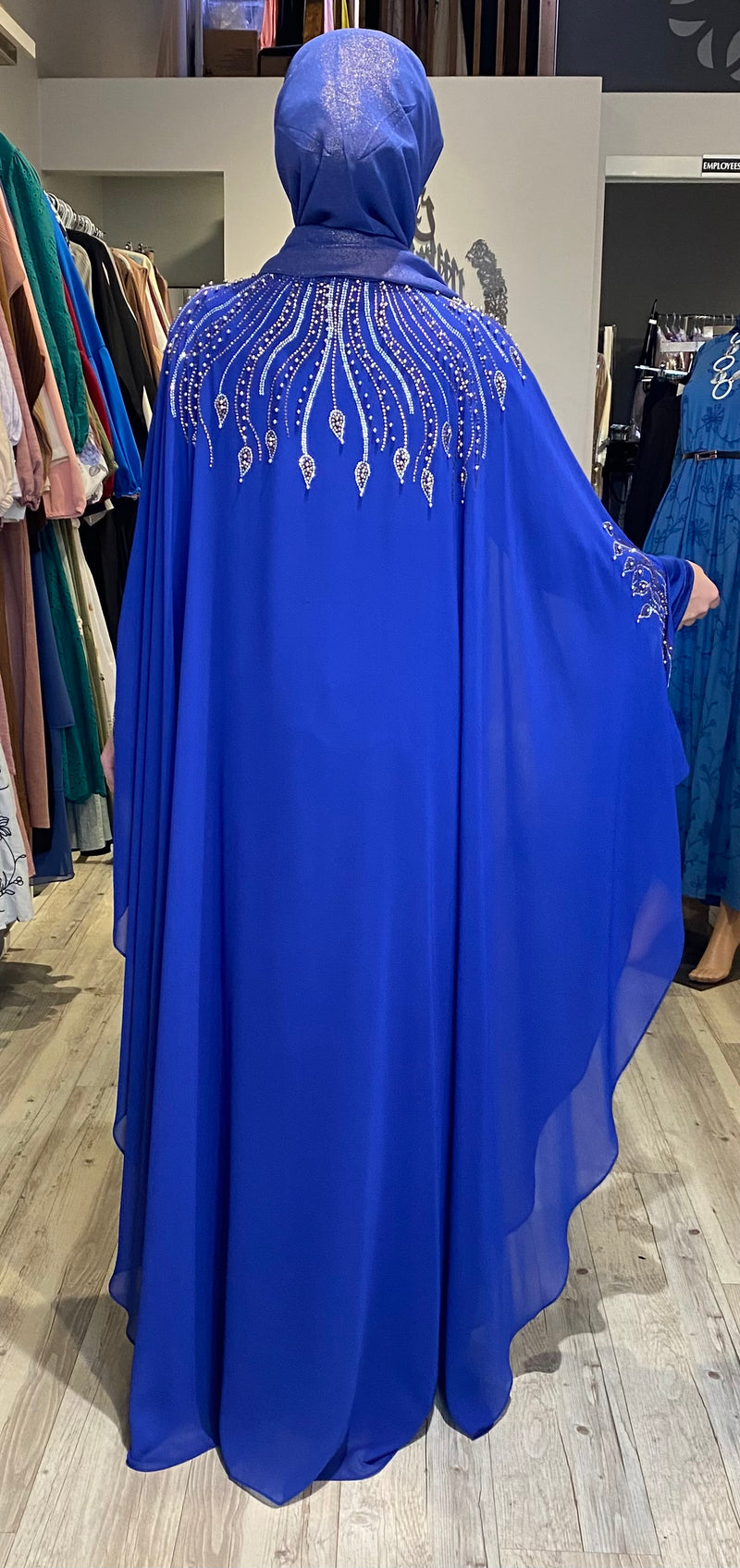 Chic Farasha Kaftan - Admiral Blue