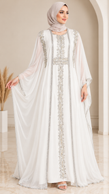 Elegant White Kaftan (Turkey)