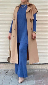 Azure Blue Knit Set