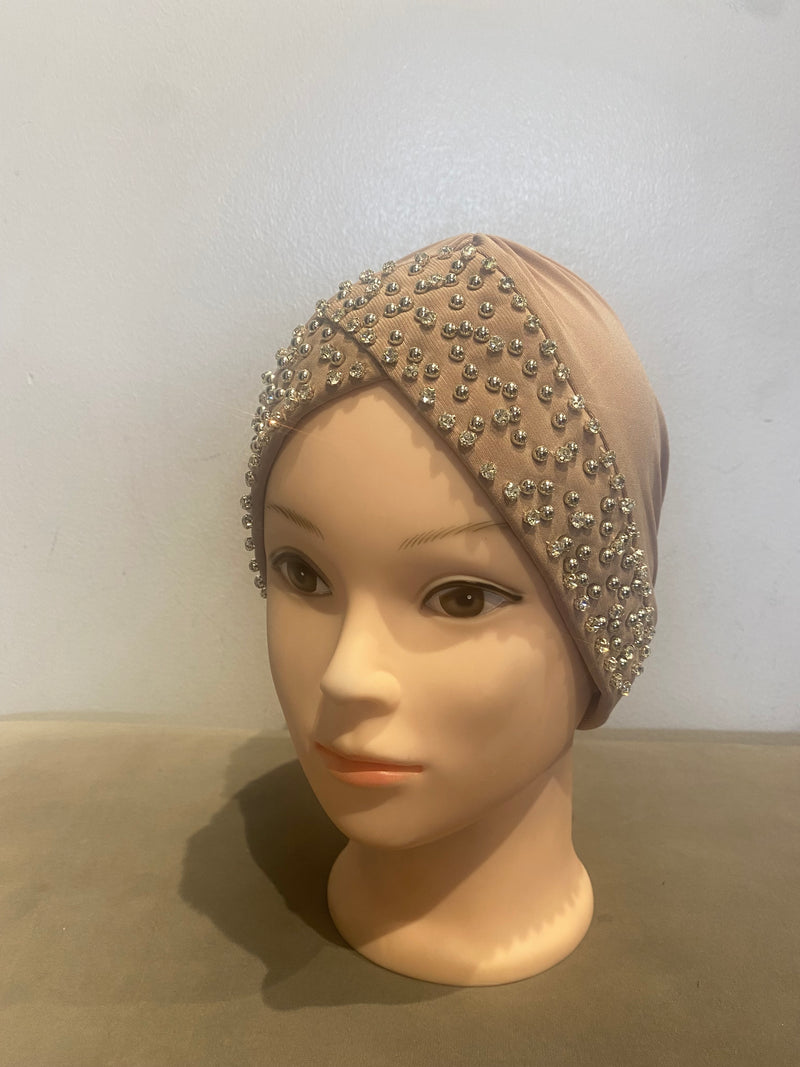 Rhinestone Turban Hijab