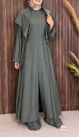 Olive Harmony Wrap Co-Ord Set