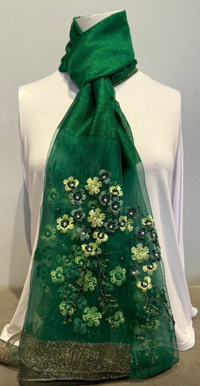 Embroidered Fancy Scarf