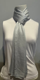 Crinkle silk scarf