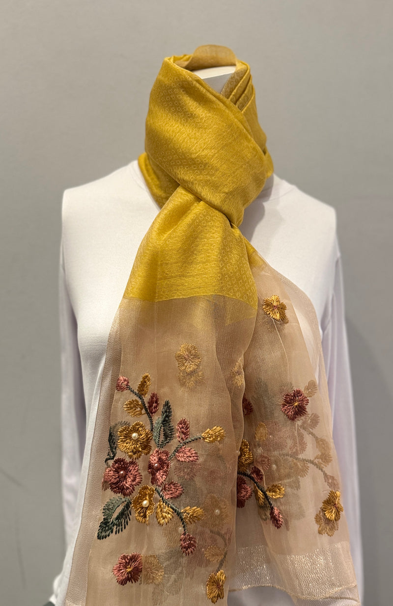Embroidered Party Scarf