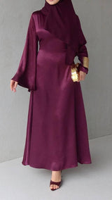 Modish Maxi Dress-Plum