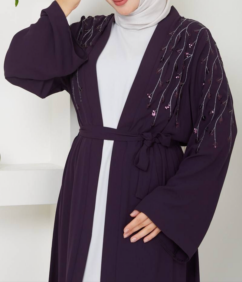 Purple Haze Abaya Set