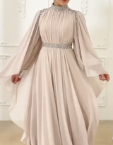 Ameera Party Dress (Beige)