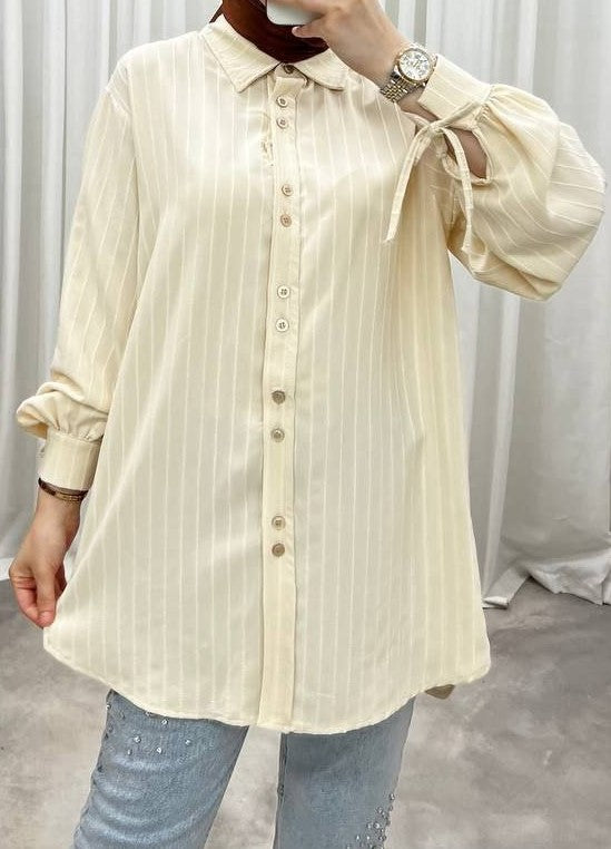 Self-Striped Shirt