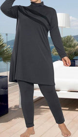 Classic Black Burkini (Plus Sizes)