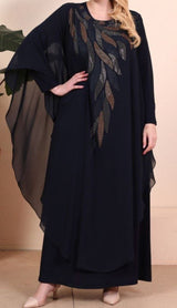 Black Kaftan (Plus Sizes)