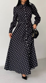 Noir Polka Maxi