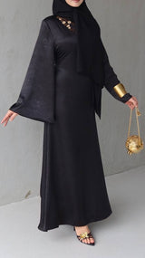 Modish Maxi Dress-Black