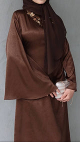 Modish Maxi Dress-Mocha
