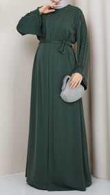 Grace Abaya Set -Olive Mist