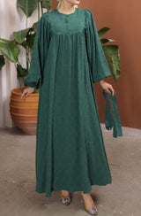 Embossed Cotton Maxi (Emerald)