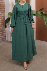 Embossed Cotton Maxi (Emerald)