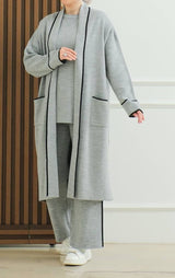 Trendy Knit Set (Grey)