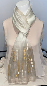 Embroidered Fancy Scarf