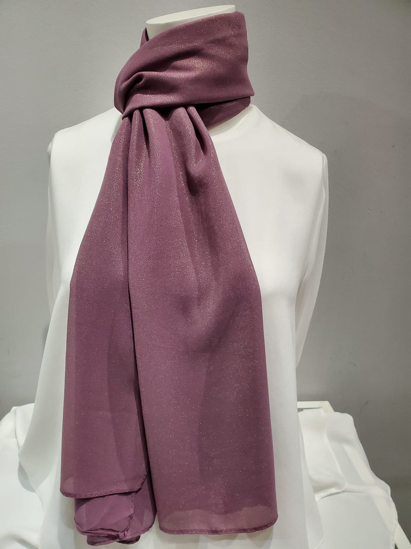 Shimmer Chiffon Scarf