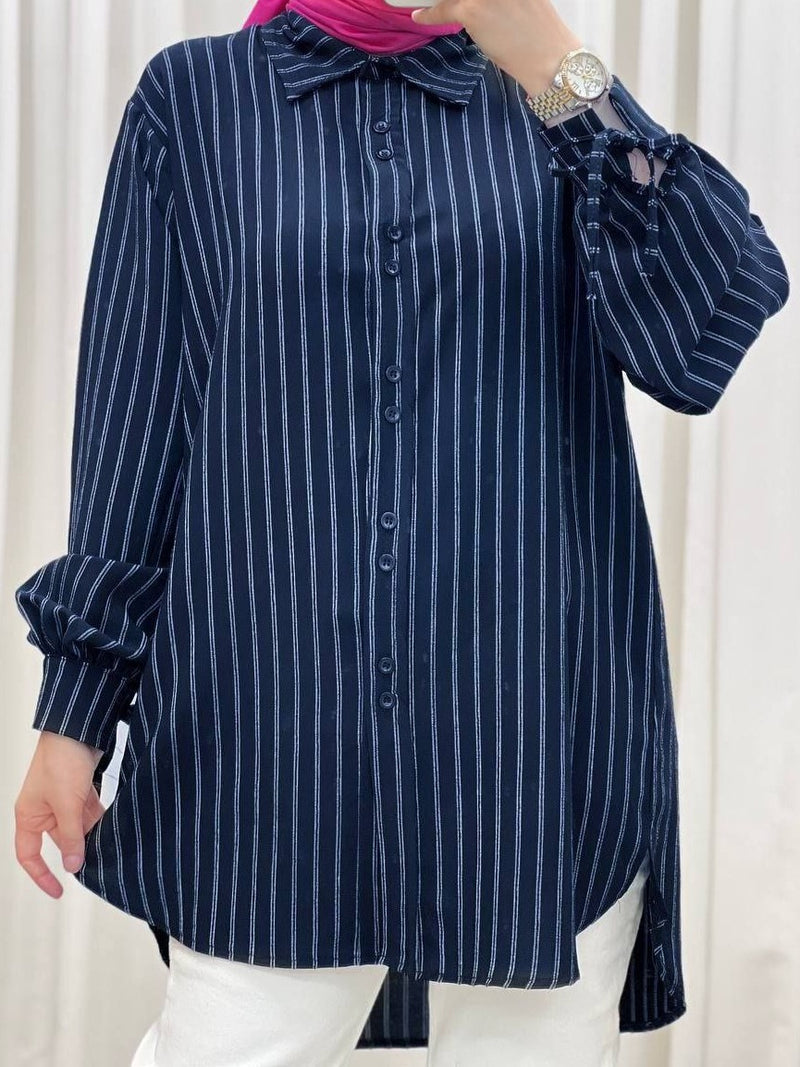 Self-Striped Shirt