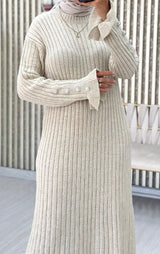 Knit Long Maxi (Beige)