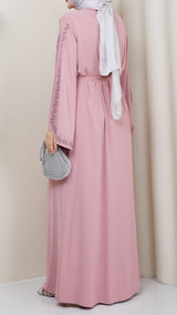 Grace Abaya Set -Soft Pink