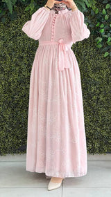 Pink Hue Cotton Maxi