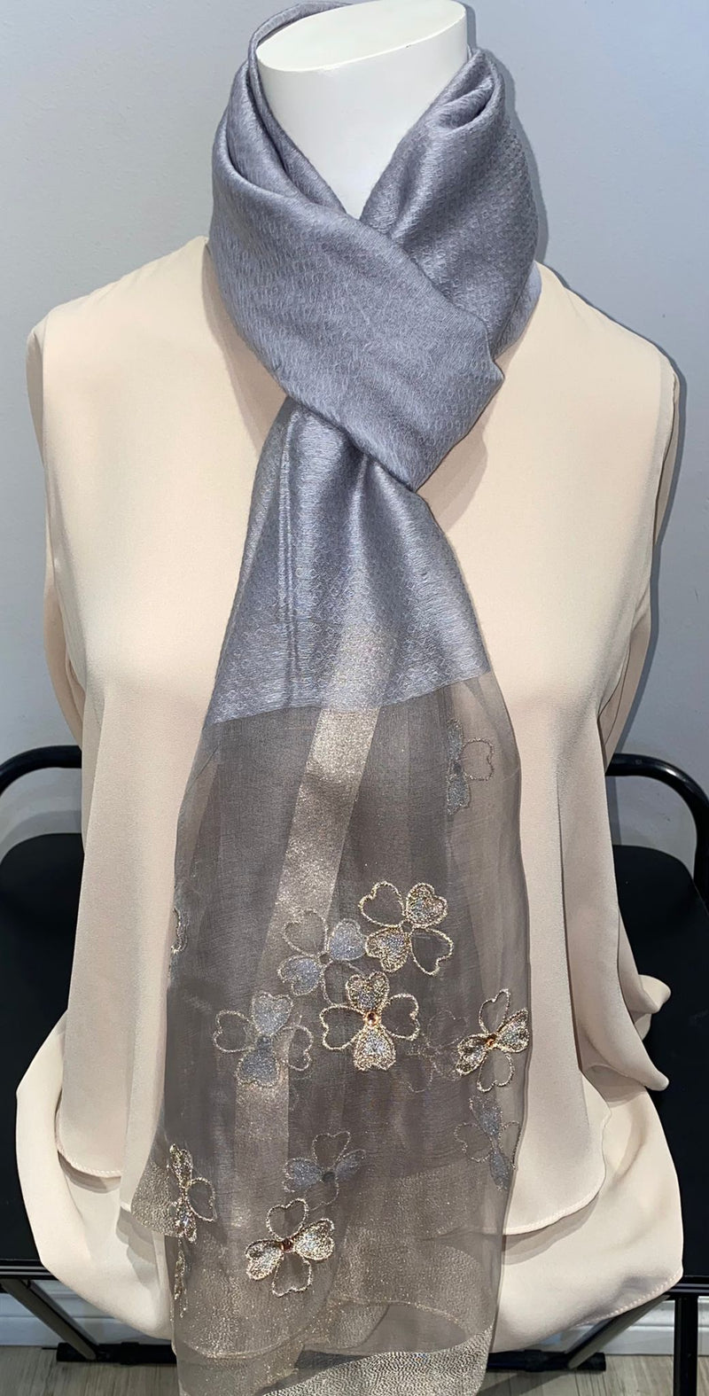 Embroidered Fancy Scarf