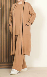 Trendy Knit Set (Tan)