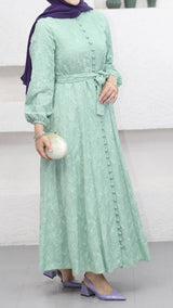 Teal Beauty Cotton Maxi
