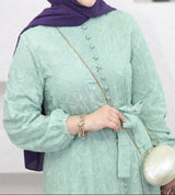 Teal Beauty Cotton Maxi