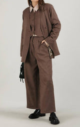 Cocoa Brown Suit