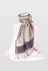 Two-Tone Shimmer Scarves