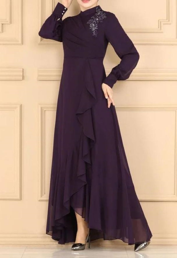 Violet Frill Dress