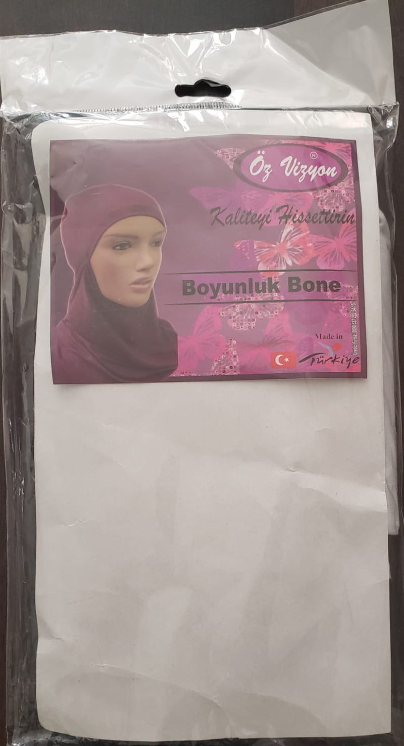 White Turkish Hijab