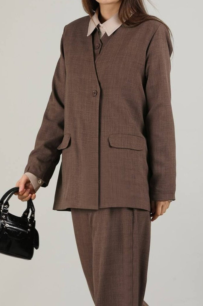 Cocoa Brown Suit