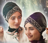 Rhinestone Turban Hijab