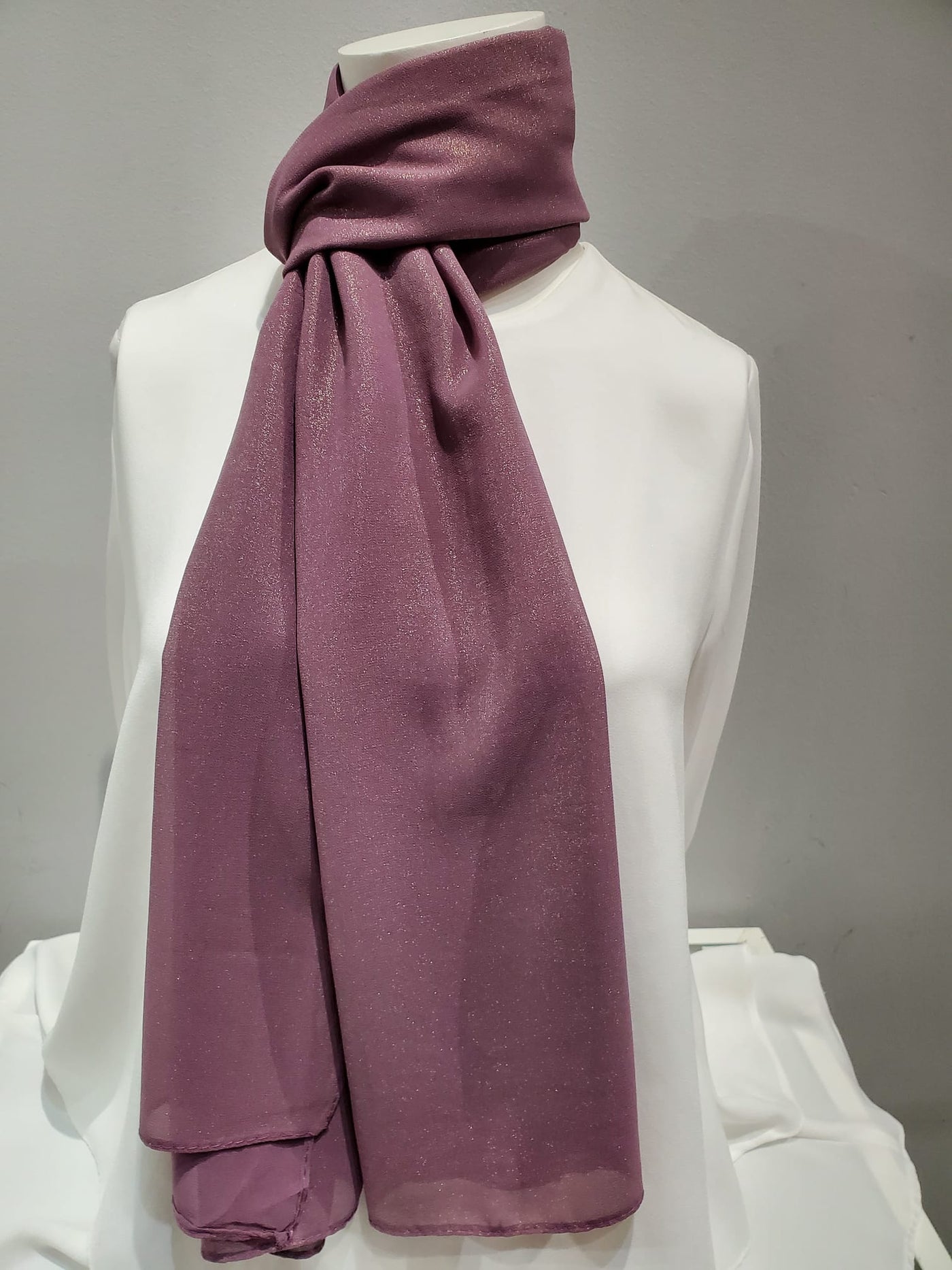 Shimmer Chiffon Scarf – TRENDY NISA