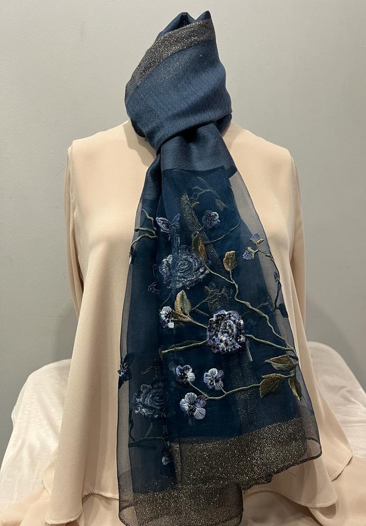 Embroidered Fancy Scarf