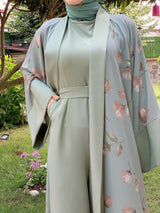 Mint Jumpsuit/Shrug Set (Turkey)