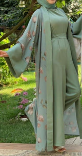 Mint Jumpsuit/Shrug Set (Turkey)