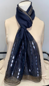 String Embroidery Fancy Scarf