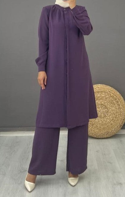 Long Tunic Set (Purple)